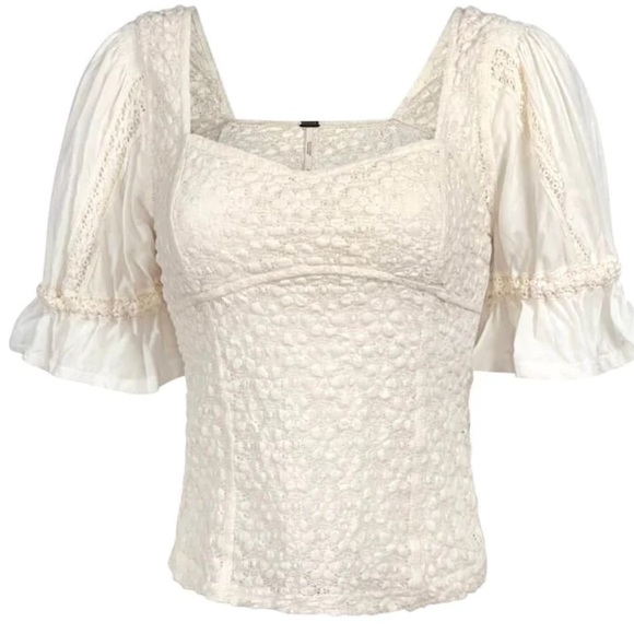 BNWOT Free People Spring Fling Top 🤍 - Picture 7 of 11